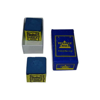 Billard Kreide Triangle Blau 2er Pack
